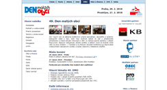 Desktop Screenshot of denmalychobci.cz