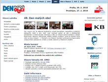 Tablet Screenshot of denmalychobci.cz
